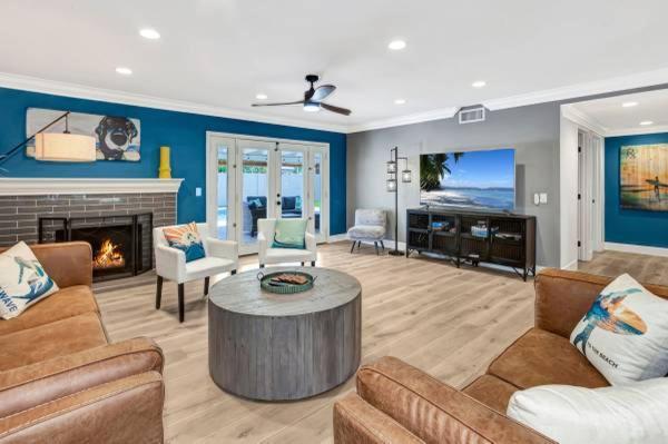 Huntington Beach, Ac, Pool, Hot Tub, Detached Office, Close To Beach, Outside Entertaining Area Exterior foto